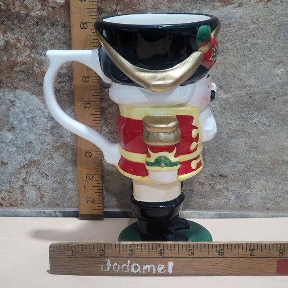 Teleflora Ceramic Nutcracker Soldier Mug Vase Christmas Holiday Decor - Picture 8 of 11